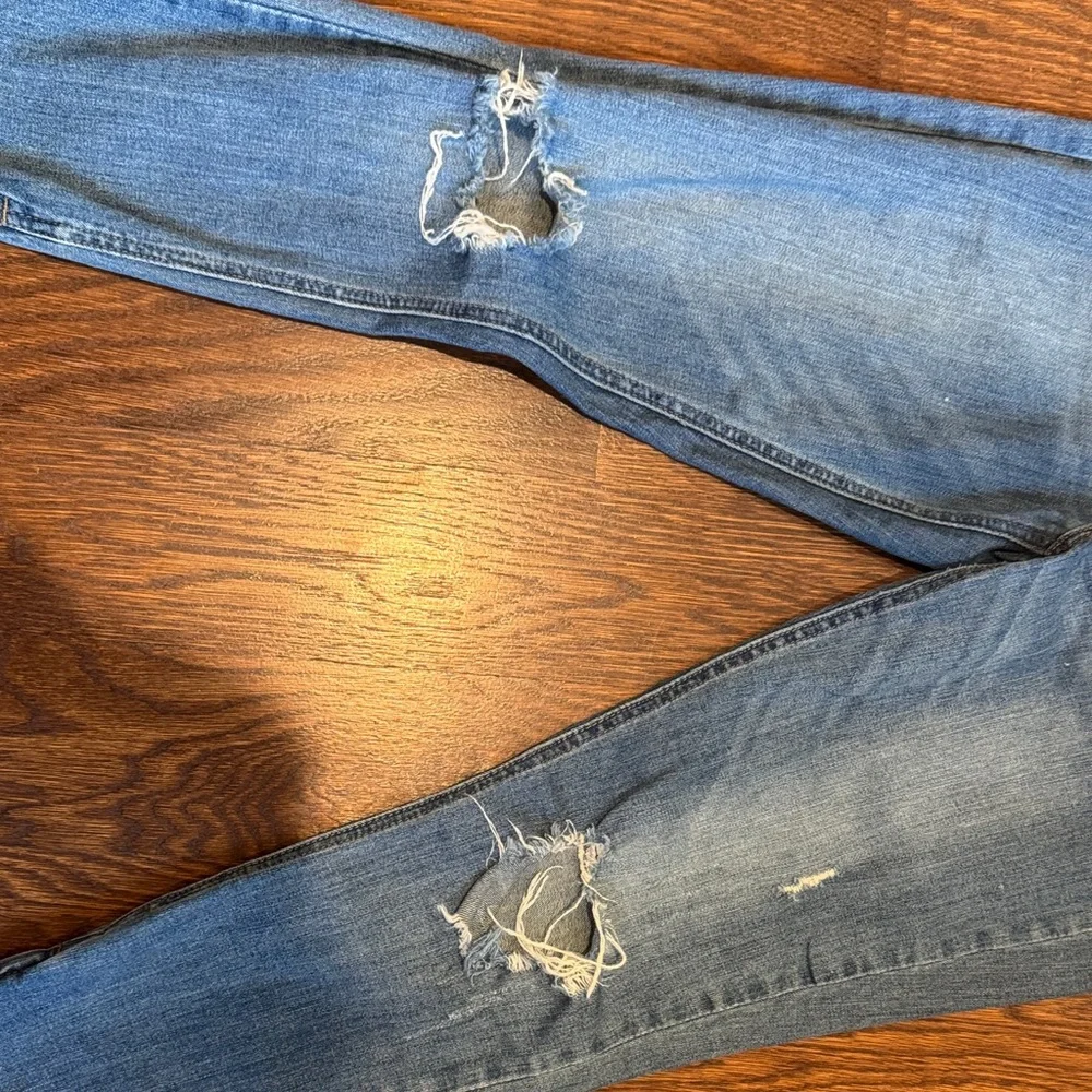 Pistola Distressed Blue Skinny Jeans - Picture 3 of 5